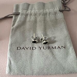 David Yurman Petite Onyx Studs
